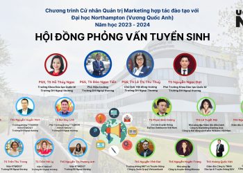 Ms. Trang, Founder Mimosa tham gia Hội đồng phỏng vấn tuyển sinh đầu vào Chương trình Cử nhân Quản trị Marketing của Đại học Northampton (Anh Quốc)