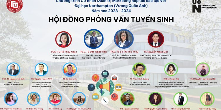 Ms. Trang, Founder Mimosa tham gia Hội đồng phỏng vấn tuyển sinh đầu vào Chương trình Cử nhân Quản trị Marketing của Đại học Northampton (Anh Quốc)